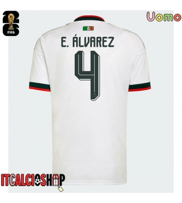 Messico Edson Alvarez #4 Seconda Maglia Mondiali 2026 Manica Corta